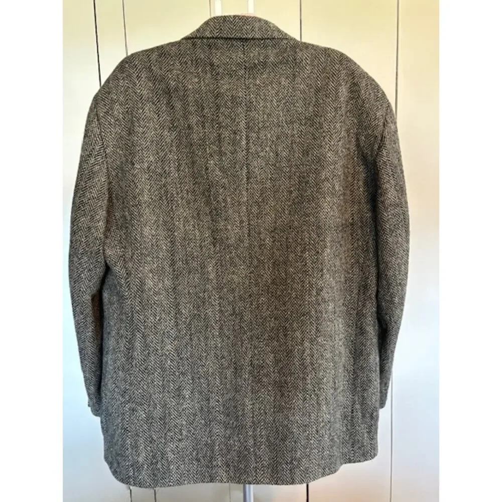 Vintage Harris‎ Tweed x Hunt Club Pure Scottish Wool Blazer Jacket 46 Regular